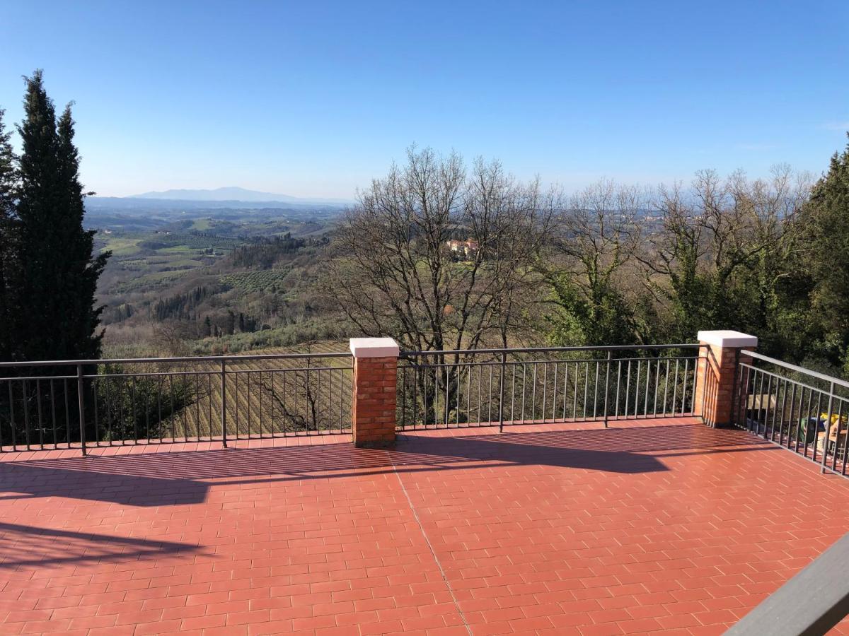 Appartamento Con Vista Sulle Colline Toscane Montespertoli Kültér fotó